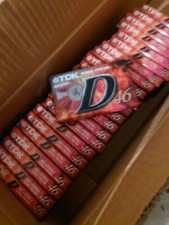 TDK D46 RED AUDIO TAPE MUSIC