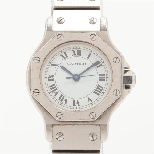 Cartier santos octagon ss - ss,