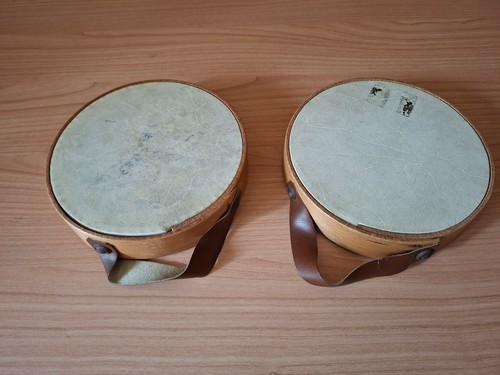 Vintage coppia tamburelli - di,