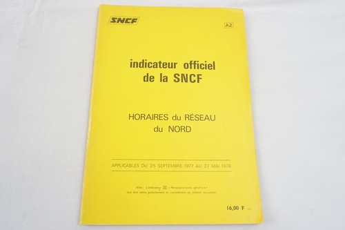 1977 sncf nord french - 1977,