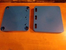 Ikea Mammut Sedia per Bambini Vintage Base e Coprisedile Blu 