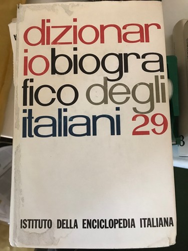 Dizionario biografico degli - dizionario,