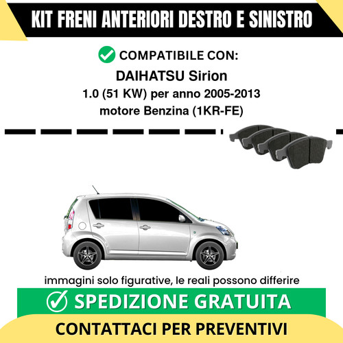 Pastiglie freno anteriori per - freno,