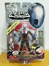 PEPSI MAN Pepsiman Ultra Free Pose Figure Versione Cola BANDAI 1998 da JPN Rara
