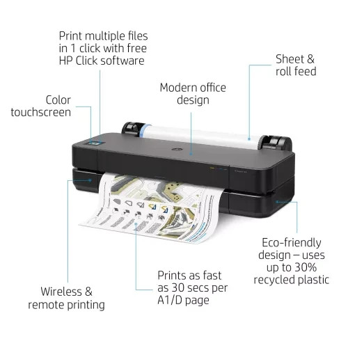 Designjet t230 printer - hp, 24"