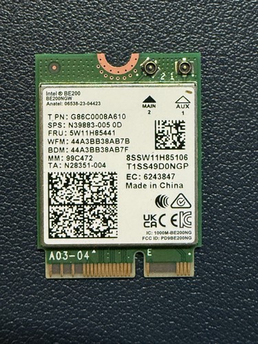Scheda wifi intel - 7, be200
