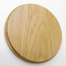 Piastra di Cinghiale Rotondo Rovere Chiaro Af 19 CM Gewaffbrett Scudo Trofeo