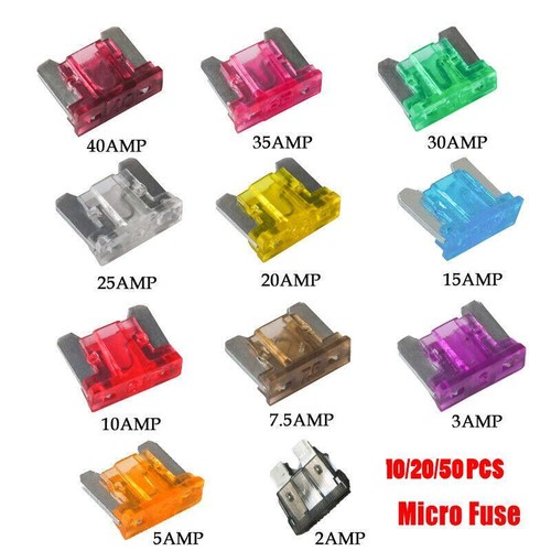 50pz fusibile auto micro - fusibile,