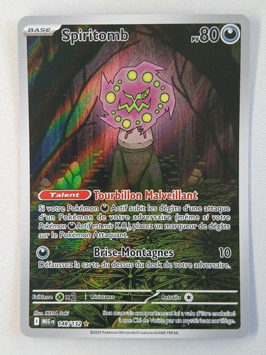 Carte pokémon spiritomb - carte,