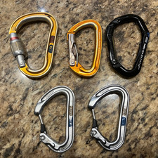 Lotto moschettoni Petzl &