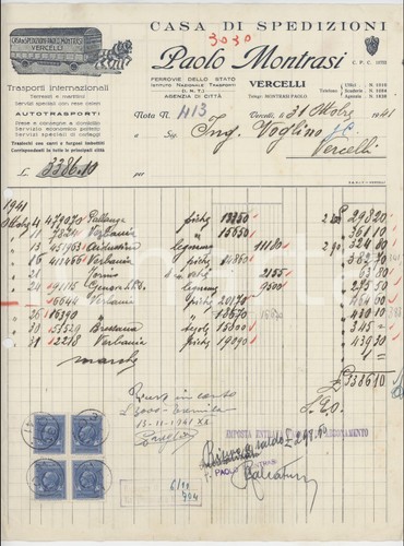 1941 vercelli casa - vercelli,