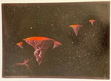 POSTER VINTAGE ORIGINAL YES YESSONGS ESCAPE  PROG ROCK Roger Dean 1973 