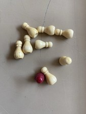 Set birilli Segnapunti biliardo vintage epoca collezione no plastica