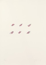 Ettore Sordini - SENZA TITOLO, 1977, litografia su carta, cm 70x50