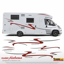 Adesivi per camper compatibili Mobilvetta Mc Louis Arca Elnagh ecc Mod: Alabama