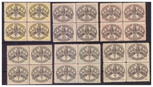 Vaticano 1945 segnatasse - -,