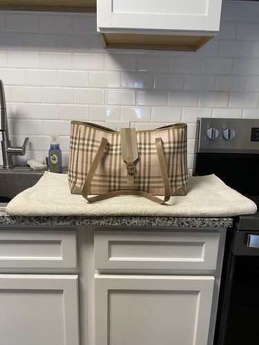 Burberry nova check diaper bag - burberry,