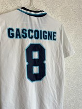 Maglia Calcio Inghilterra Gascoigne #8 1995 1996 1997 Retro Remake Home Taglia M Uomo