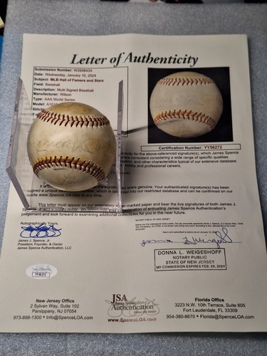 Baseball firmato mickey - baseball, mantle