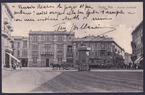 Cartolina busto arsizio - cartolina,