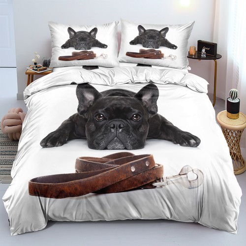 French bulldog quilt cover - bulldog,