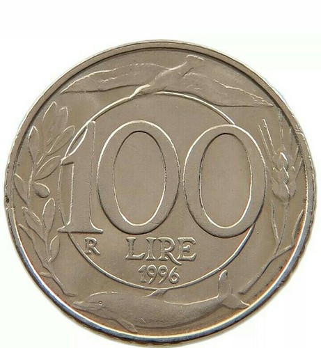 Italia 100 lire moneta 1996 - italia,