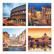 Quadri roma pezzi - 4, su