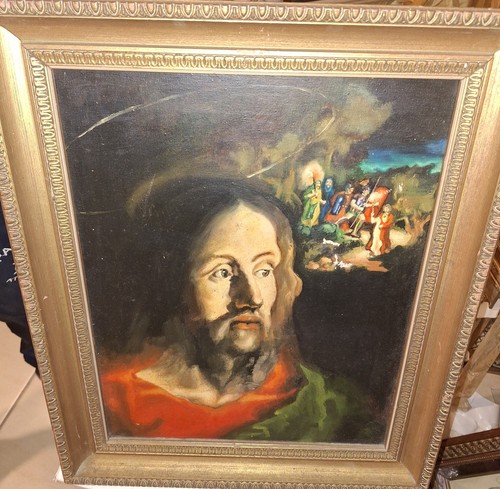 Dipinto olio tavola - dipinto, ad