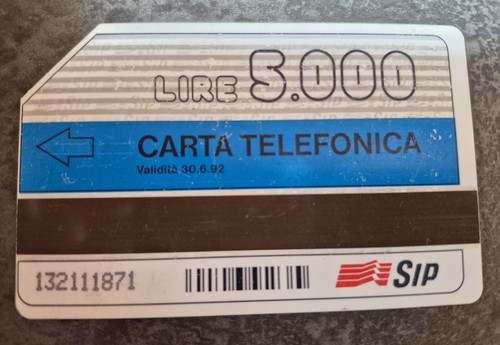 Scheda telefonica fascia - scheda,
