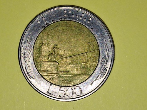 Moneta 500 lire - 500, di