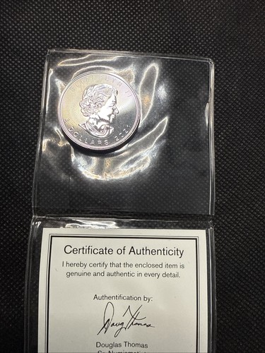 2021 canada argento foglia - $5,