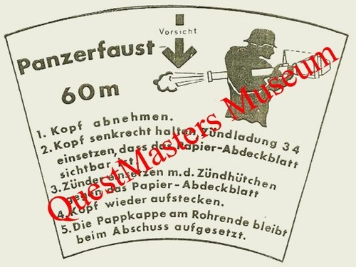 Adesivo tedesco panzerfaust - adesivo, 60
