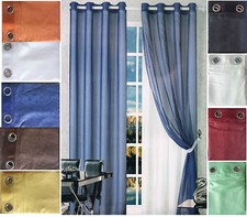 2 Pannelli Tenda Minerva Doppio Velo Cangiante 150x300 cm Per Arredo Casa Colori