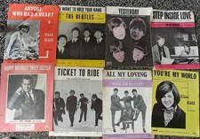 Beatles foglietti canzoni - foglietti,