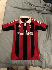 MAGLIA CALCIO CASA AC MILAN 2012 2013 MAGLIA CALCIO JERSEY ADIDAS Techfit