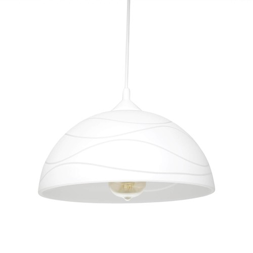 Pendelleuchte bianco vetro - bianco,