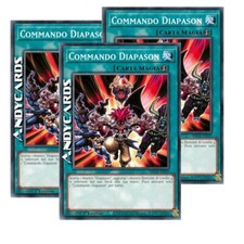 3x COMMANDO DIAPASON • (Resonator Command) • Comune • SDCK IT029 • 1Ed • Yugioh!