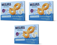 BISCOTTI MISURA SENZA ZUCCHERO ALLO YOGURT FROLLINI DOLCESENZA COLAZIONE Box 3x