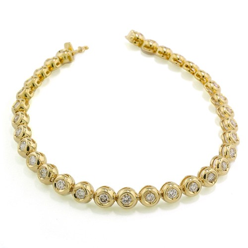Bracciale tennis diamanti 24 - bracciale, 2,24