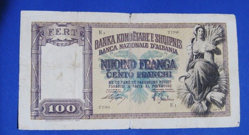 Albania 100 franga 1940 - albania,
