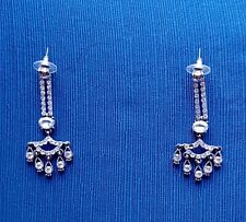 ORECCHINI LUNGHI DONNA,MAI USATI ,COLOR ARG SENZA CUSTODIA  PREZZO TRATTABILE