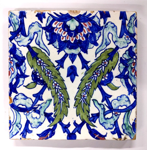Antica piastrella maiolica