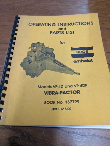 Bros models vp 4dp - vp-4d, vp-4dp