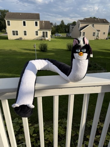 Furby lungo bianco nero - furby, e