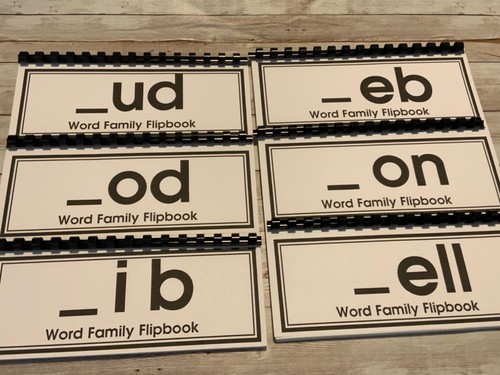 Word family flip - word,