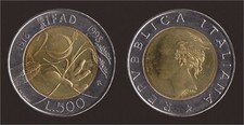 500 LIRE 1998 IFAD - ITALIA 