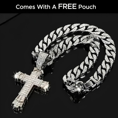 Collana cubana ciondolo croce