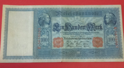 Germania banconota 100 - germania, marchi