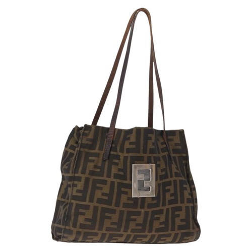 Borsa fendi zucca tela nera - fendi,
