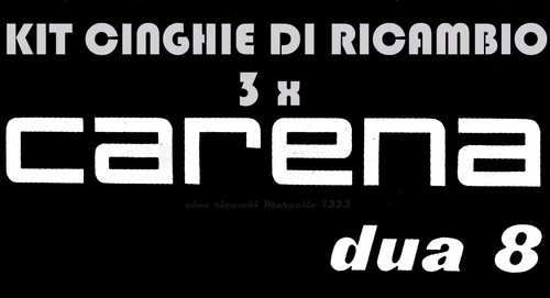 Kit cinghie ricambio 3 - di,